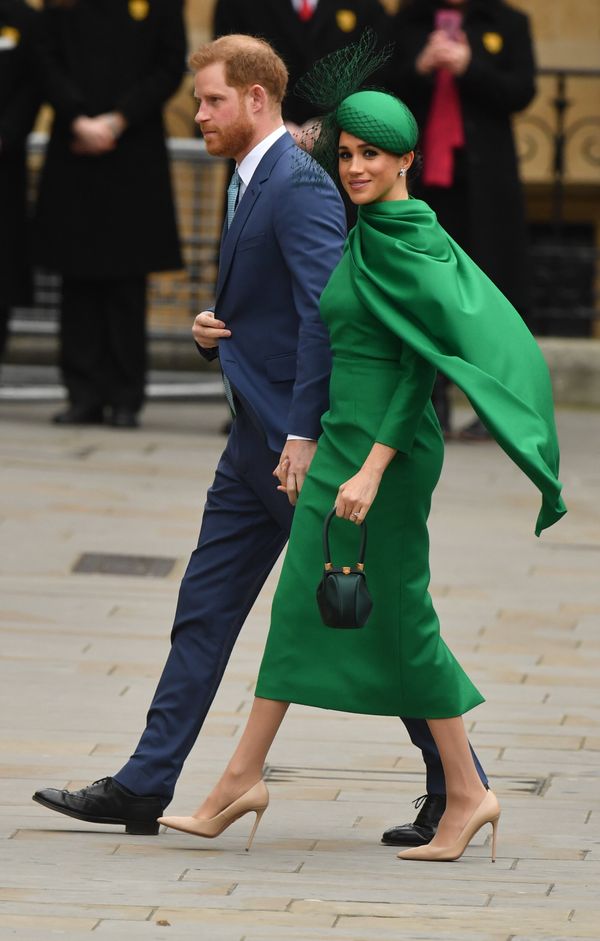 Prince Harry and Meghan Markle on Commonwealth Day in London on March 9,&nbsp; their last appearance as royals.