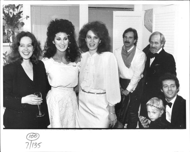 Left to right, actors Sandy Dennis, Cher and Karen Black at the opening of the play 