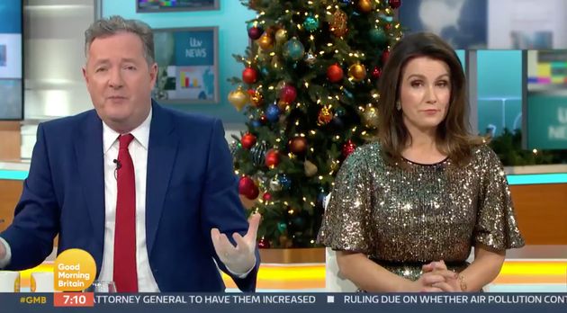 Piers Morgan and Susanna Reid