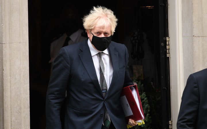 Prime Minister Boris Johnson leaves 10 Downing Street