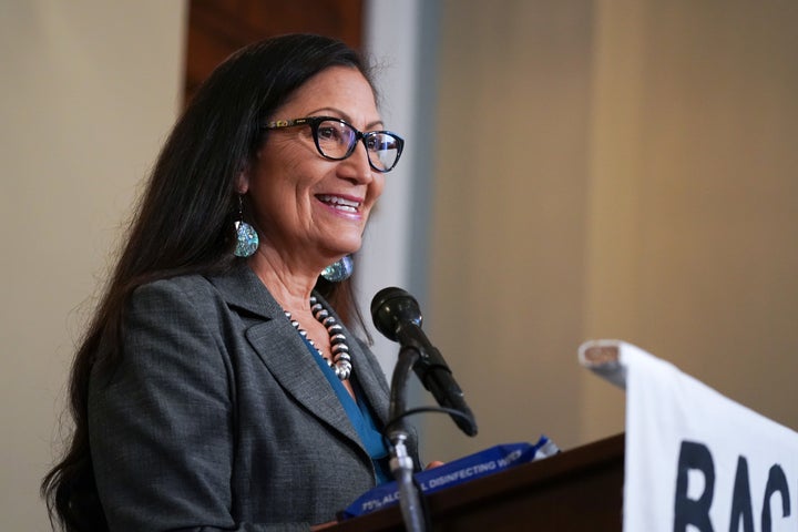 Rep. Deb Haaland, an enrolled member of the Pueblo of Laguna tribe, would make history as the first Native American to lead t