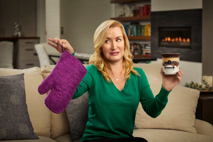 Angela Kinsey's "Office" role has affected her holiday experience in unexpected ways.