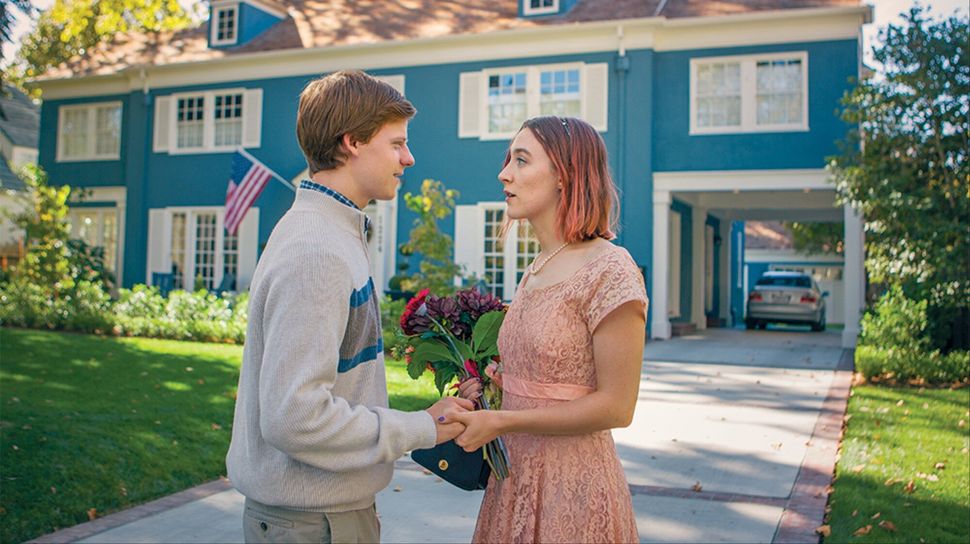 Hedges and Saoirse Ronan in "Lady Bird."