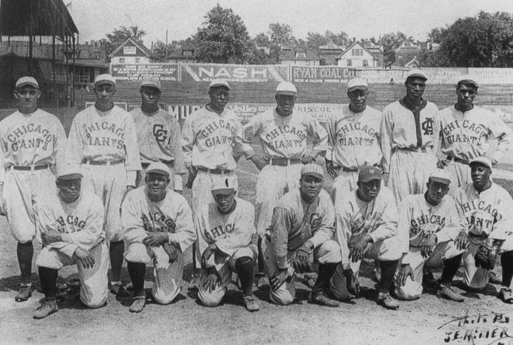 ニグロリーグに属したチームの一つ、シカゴ・アメリカン・ジャイアンツ（1922年）