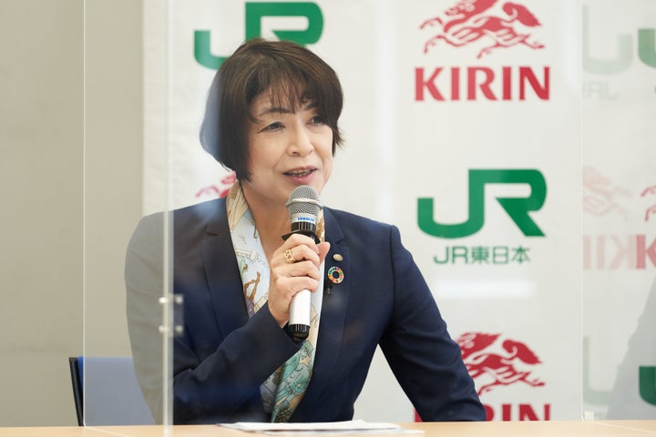 キリンホールディングス常務執行役員の坪井純子氏