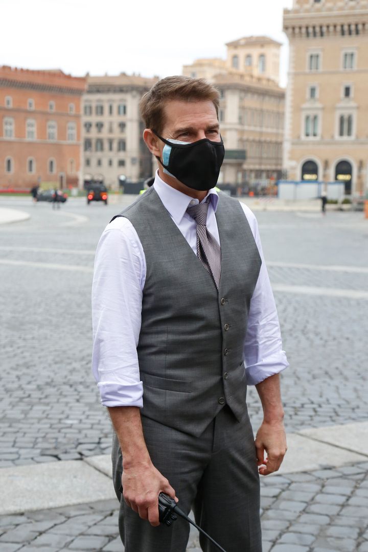 Tom Cruise pictured in Italy last month