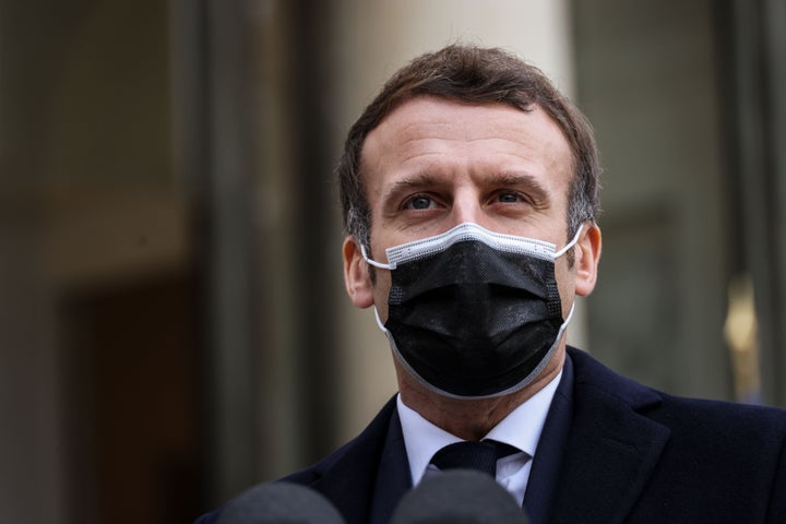 マクロン大統領(2020年12月16日撮影)