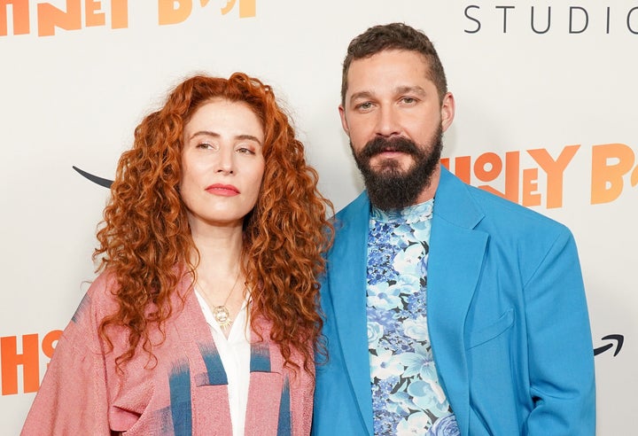Alma Har'El and Shia LaBeouf attend the premiere of "Honey Boy" in November 2019.