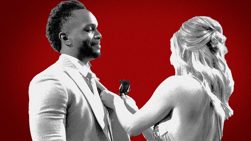 Uzoma "Eazy" Nwachukwu and Bachelorette Clare Crawley on Season 16 of "The Bachelorette."