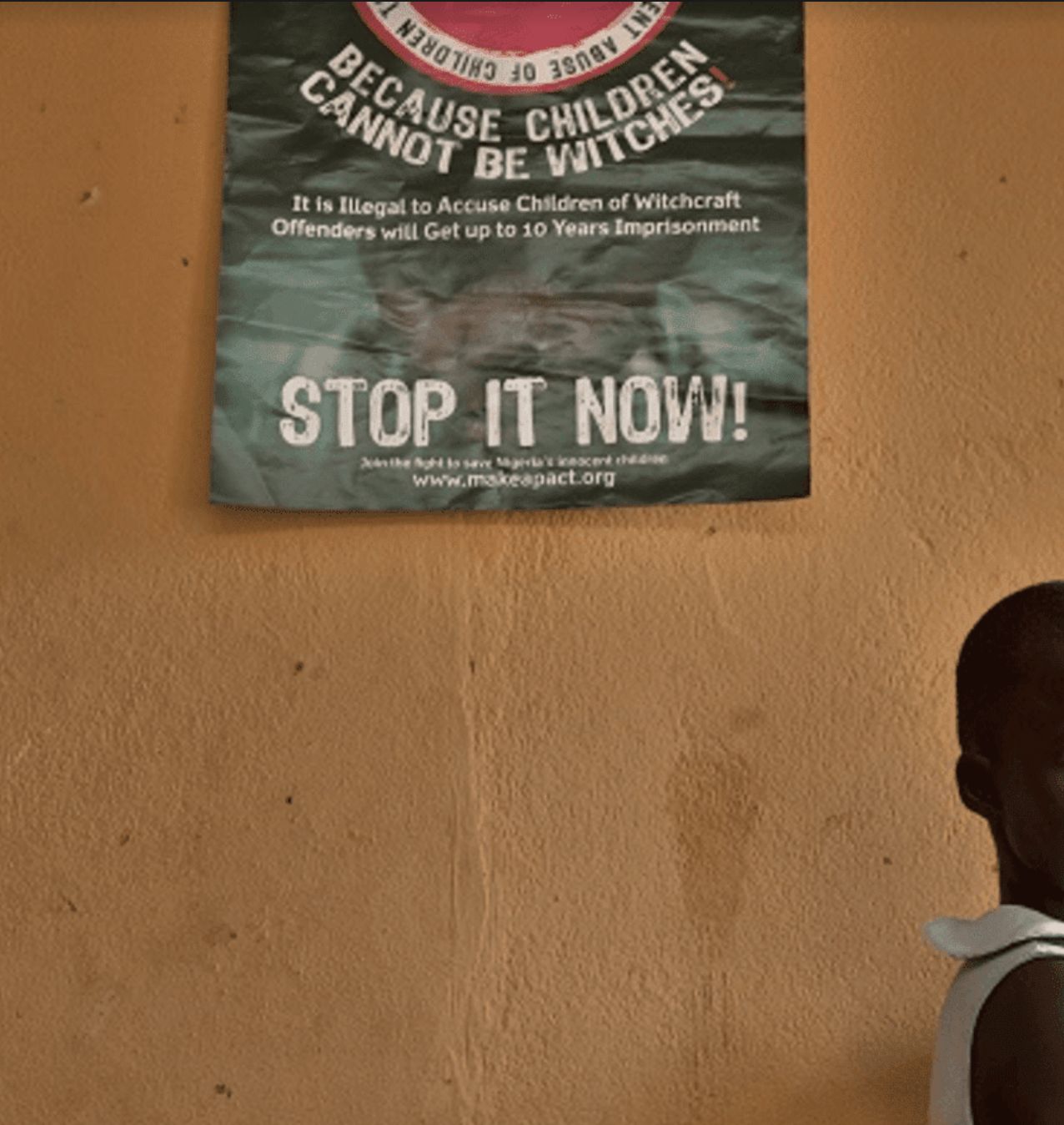 An information campaign in Nigeria photographed by Witchcraft and Human Rights Network executive director Gary Foxcroft while he worked there