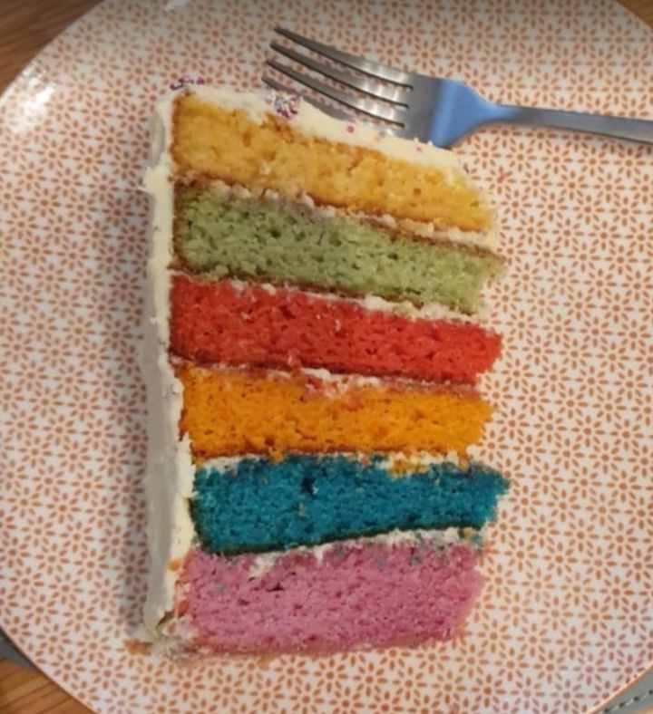 Rainbow Cake baked by Sonja Todd