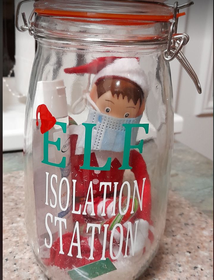 Elf On The Shelf is self isolating