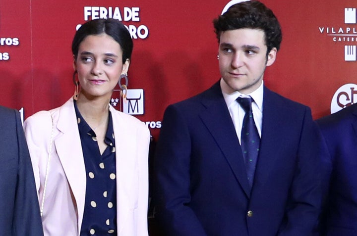 Victoria Federica y Felipe Juan Froilán en la gala de presentación del cartel de la Feria de San Isidro.