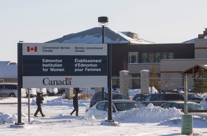 The Edmonton Institution for Women in Edmonton is shown on Nov. 11, 2020.