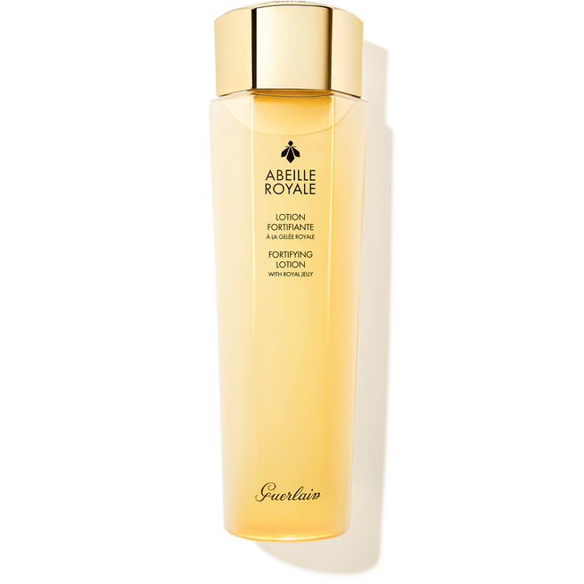 Cette lotion enrichie d'une kyrielle de nutriments élégants et puissants aide à renforcer la barrière cutanée, à raffermir la peau tout en fournissant une bonne dose d'hydratation. Un ajout de choix à sa routine beauté. <br /><a href="https://www.sephora.com/ca/fr/brand/guerlain?icid2=product_link_brand" data-comp="Link Box StyledComponent BaseComponent "><br /></a>Lotion tonique fortifiante anti-âge Abeille Royale - Guerlain - <a href="https://www.sephora.com/ca/fr/product/guerlain-abeille-royale-anti-aging-fortifying-lotion-toner-P461451" target="_blank" rel="noopener noreferrer">90$</a>
