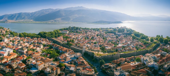 Castle of Ioannina (Yannena) on the shore of Lake Pamvotis in Epirus, Greece