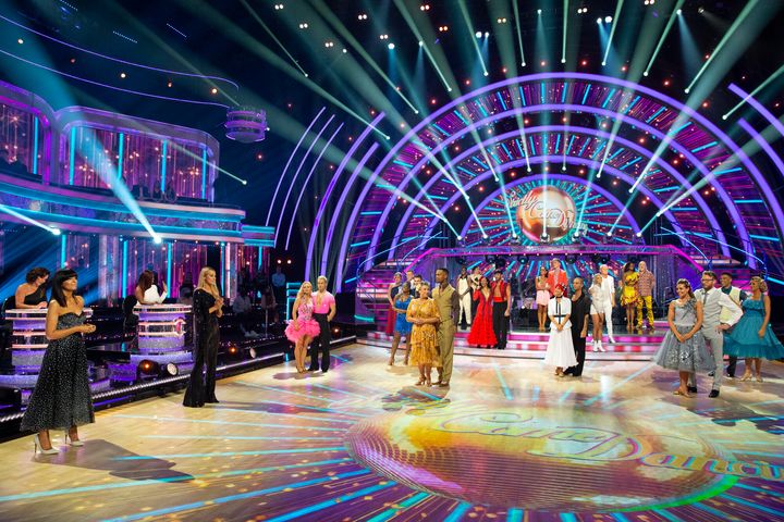 The cast of Strictly Come Dancing 2020 during the first live show of the series