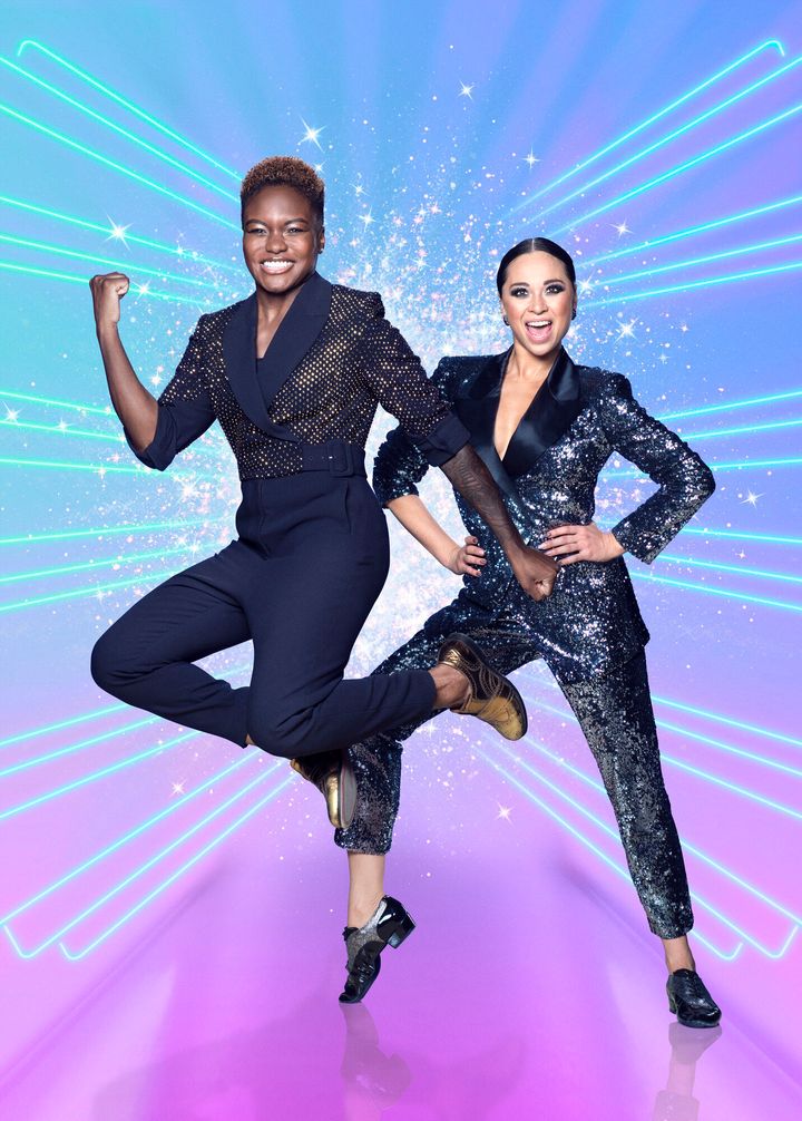 Nicola and Katya in their Strictly publicity photo