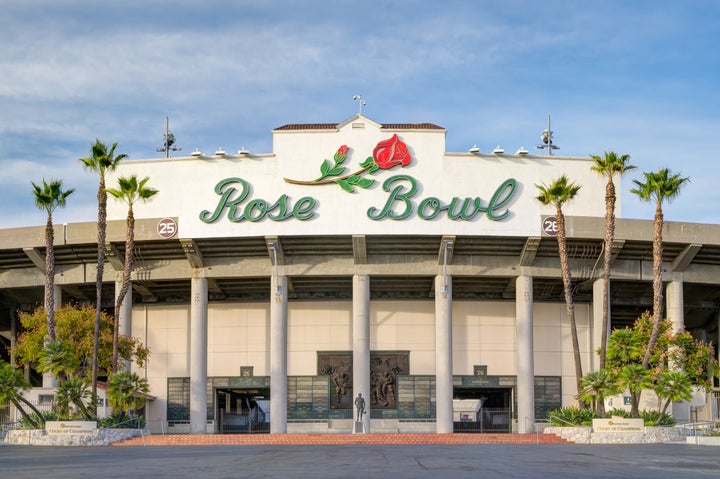 The 2021 College Football Playoff semifinal game scheduled to take place at the Rose Bowl Stadium in Pasadena, California, ha