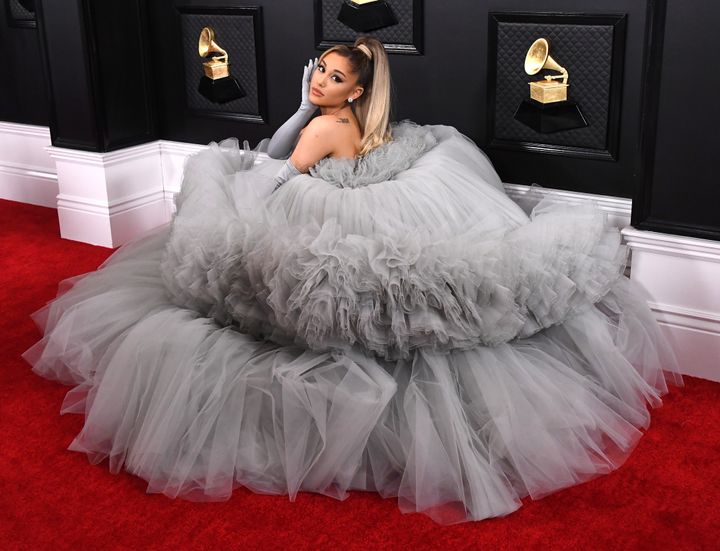 Ariana Grande at the Grammys earlier this year
