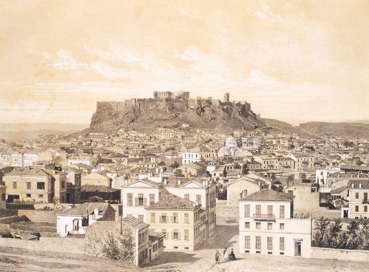Αποψη της Αθήνας το 1850, Charles Claude Bachelier (1834-1852),