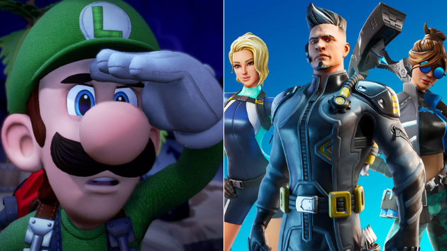 'Luigi’s Mansion 3' y 'Fortnite'.