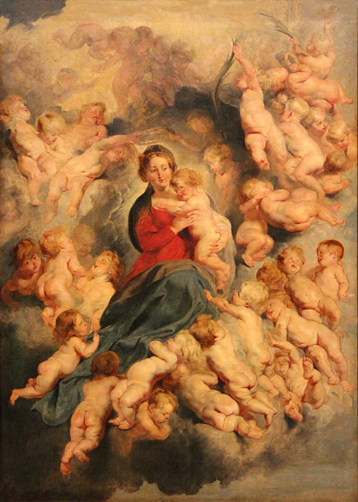Έργο του Peter Paul Rubens Η Παναγία με το Χριστό αγκαλιά και όλα τα βρέφη που σφαγιάσθηκαν από τον Ηρώδη.