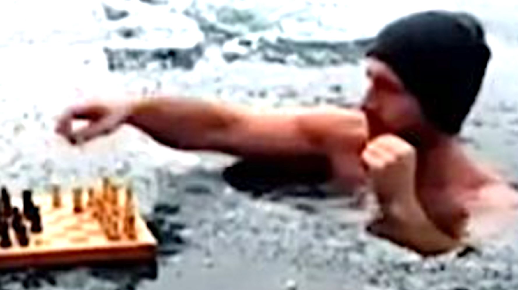 Two zoomers play the old game of chess 