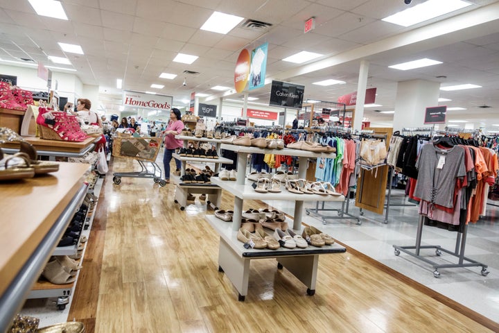 Discount stores such as TJ Maxx carry other companies' unsold inventory.