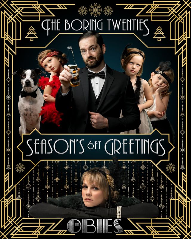 "Season&rsquo;s (6ft) Greetings! 'The Boring Twenties'"