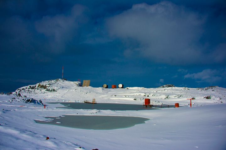 Η στρατιωτική βάση της Χιλής στην Ανταρκτική. 