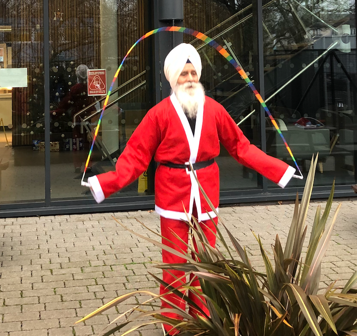 The Skipping Singh Santa Rajinder Singh