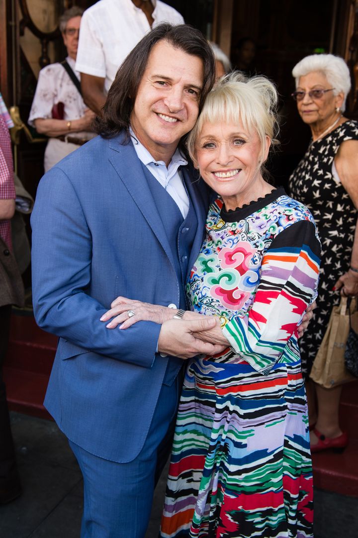 Scott Mitchell and the late Dame Barbara Windsor