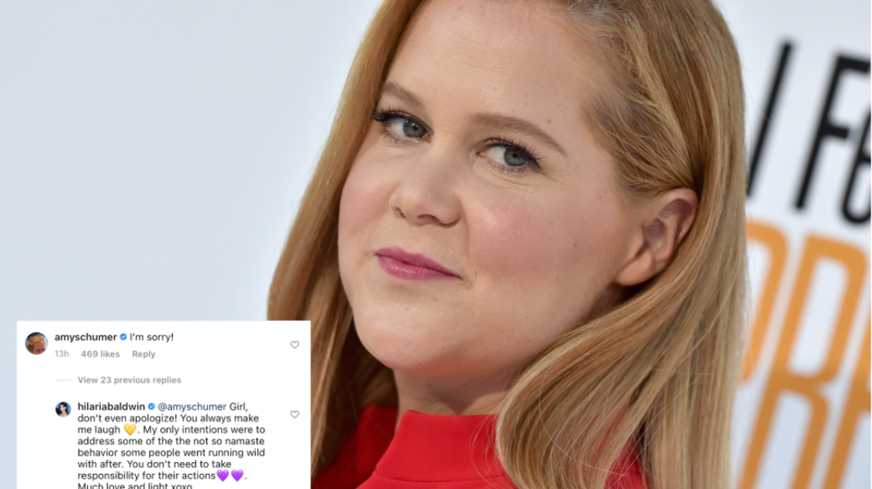 Amy Schumer Apologizes, Deletes Photo After Holiday Joke Gone Wrong