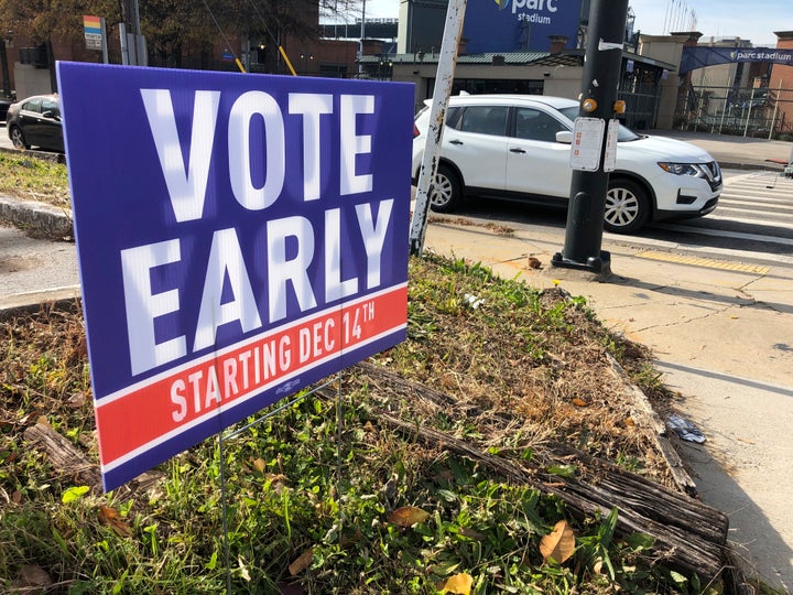 More than 1.4 million voters cast ballots during the first week of early voting for Georgia's Senate runoff elections. But in Hall County, where the number of early voting places has been cut in half, turnout is lagging, voting rights advocates say.