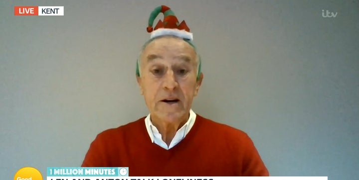 Len Goodman appearing on Good Morning Britain