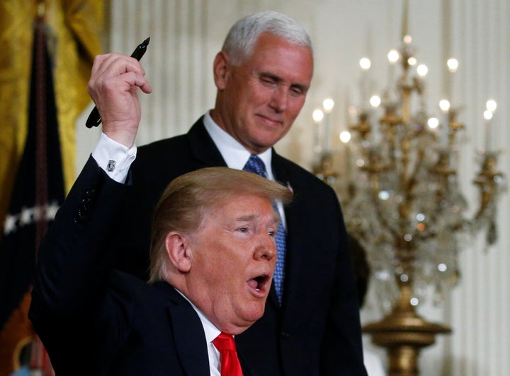 President Donald Trump signed the government spending bill and coronavirus relief aid.