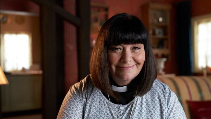 Dawn French as The Vicar of Dibley in 2020