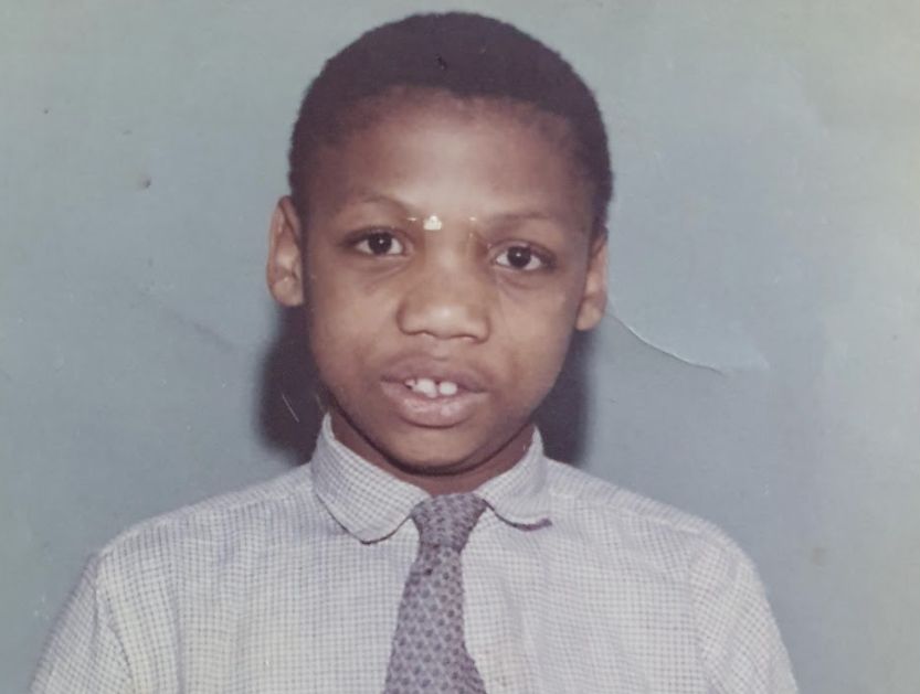 Elwaldo Romeo as a child