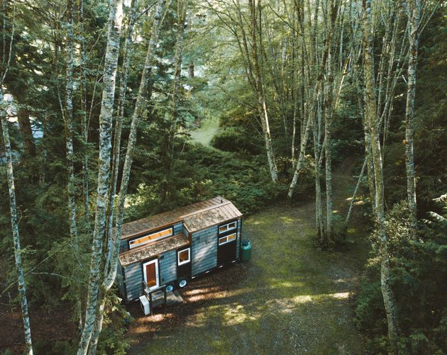 A finished 'Coastal Escape' tiny home, built in 2018 by Sunshine Tiny Homes in Gibsons, B.C., is shown...