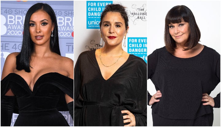 Maya Jama, Jessie Ware and Dawn French