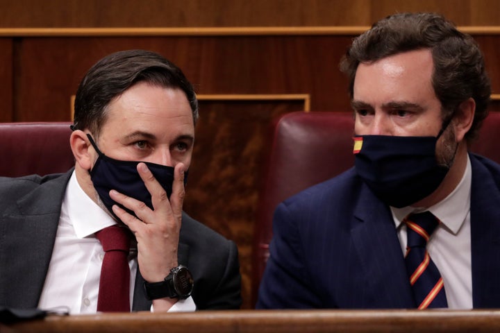 Santiago Abascal e Iván Espinosa de los Monteros.
