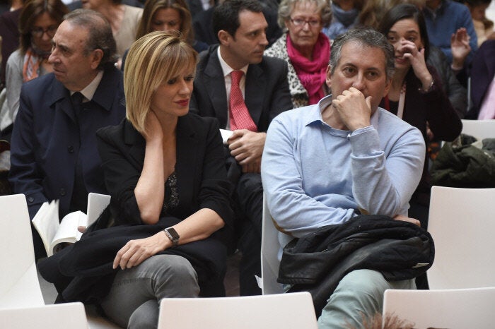Discretos con su vida privada, pocas veces Susanna y su marido han participado juntos en actos públicos. Aquí, en la presentación de un libro en 2016.