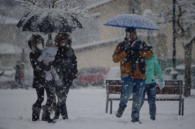 La Borrasca Bella Teñirá De Blanco El Fin De Año Así Afectará A Las Comunidades El Temporal De Lluvia Y Nieve El Huffpost