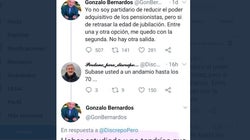 El economista Gonzalo Bernardos pide perdón y borra la respuesta que le dio a este