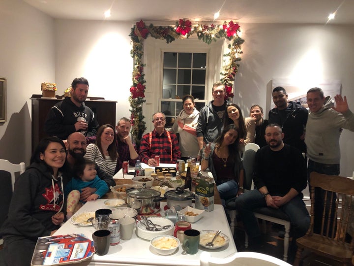 MPP Randy Hillier posted this photo of a gathering on Twitter on Dec. 27. 