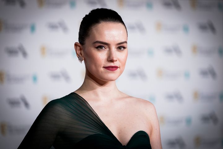 Daisy Ridley attends the EE British Academy Film Awards 2020.