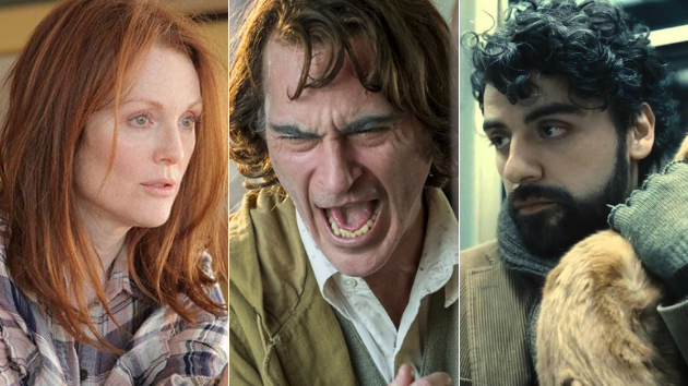 Julianne Moore, Joaquin Phoenix y Oscar Isaac.