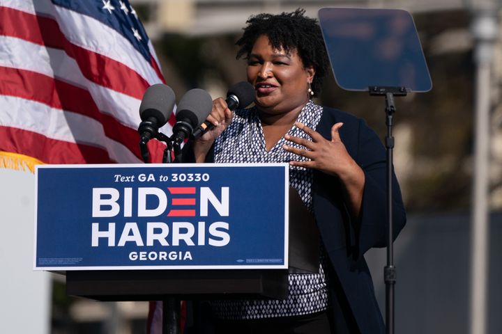 Democrats hope that a voter mobilization network built by Stacey Abrams, the voting rights activist and former Georgia state 