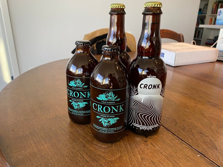 Two bottles of Cronk and two bottles of Modern Cronk. 